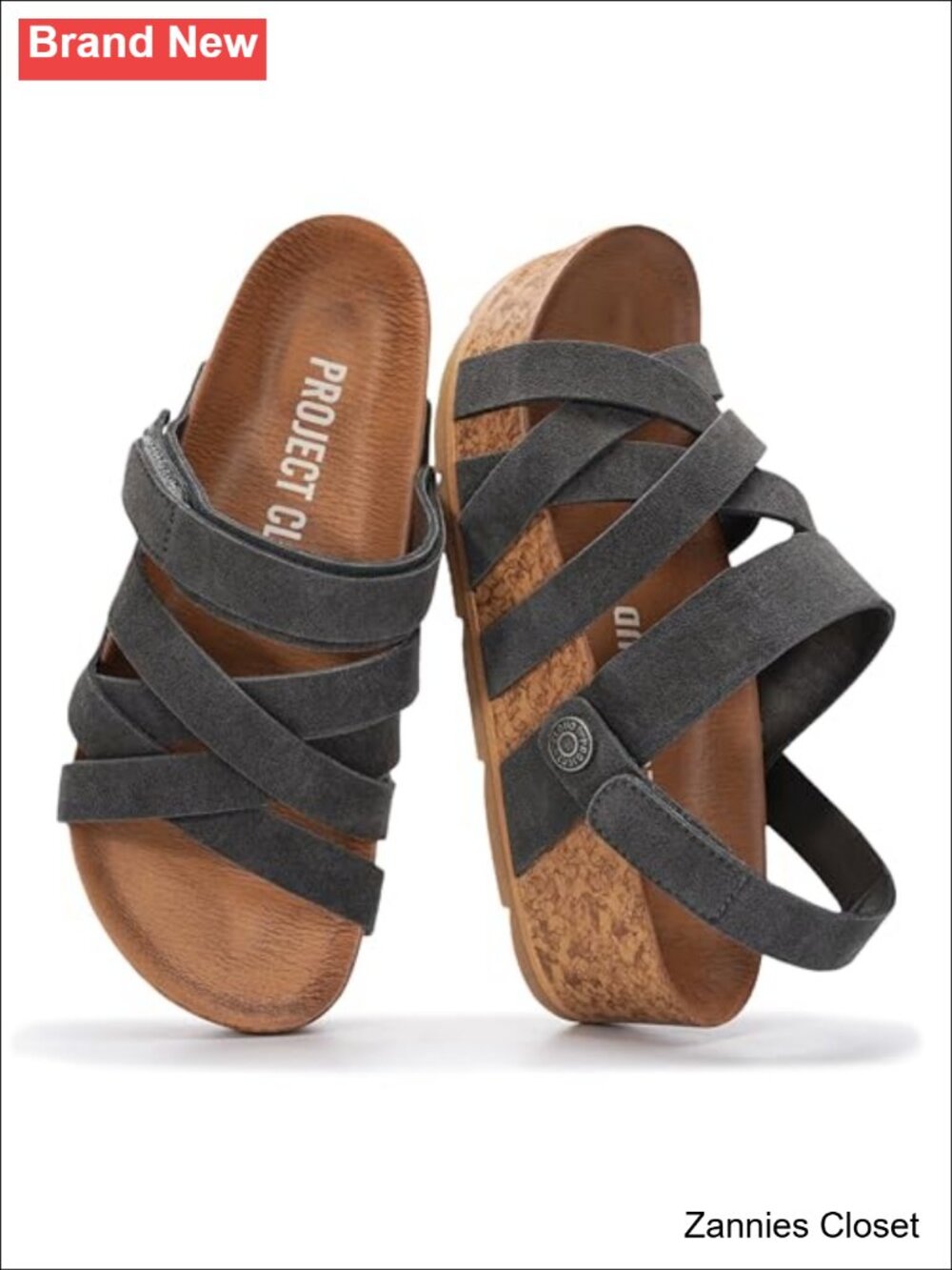 ✨ Platform Sandals Genuine Leather Adjustable Non-Slip Casual Dressy Women